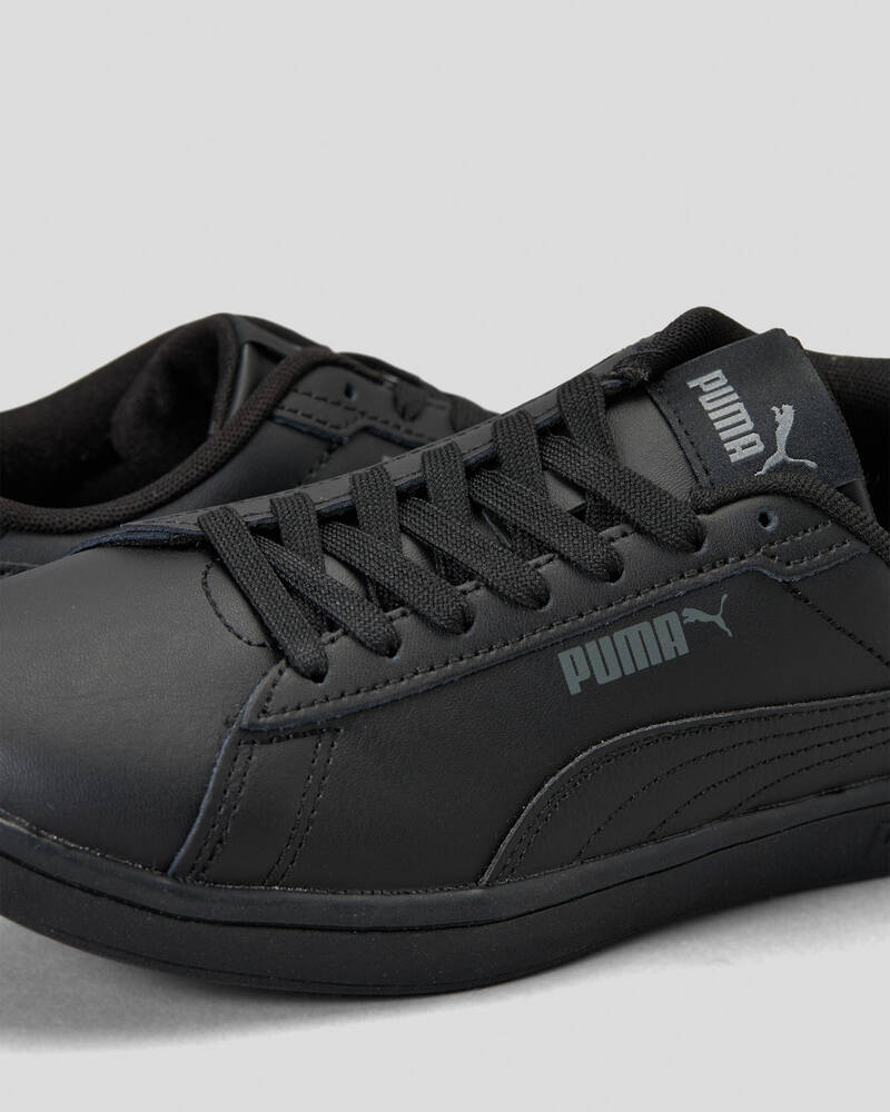 Puma Boys\' FREE* Shoes European CityBeach Smash In Black-shadow Puma Easy Grey & - - Shipping 3.0 Returns