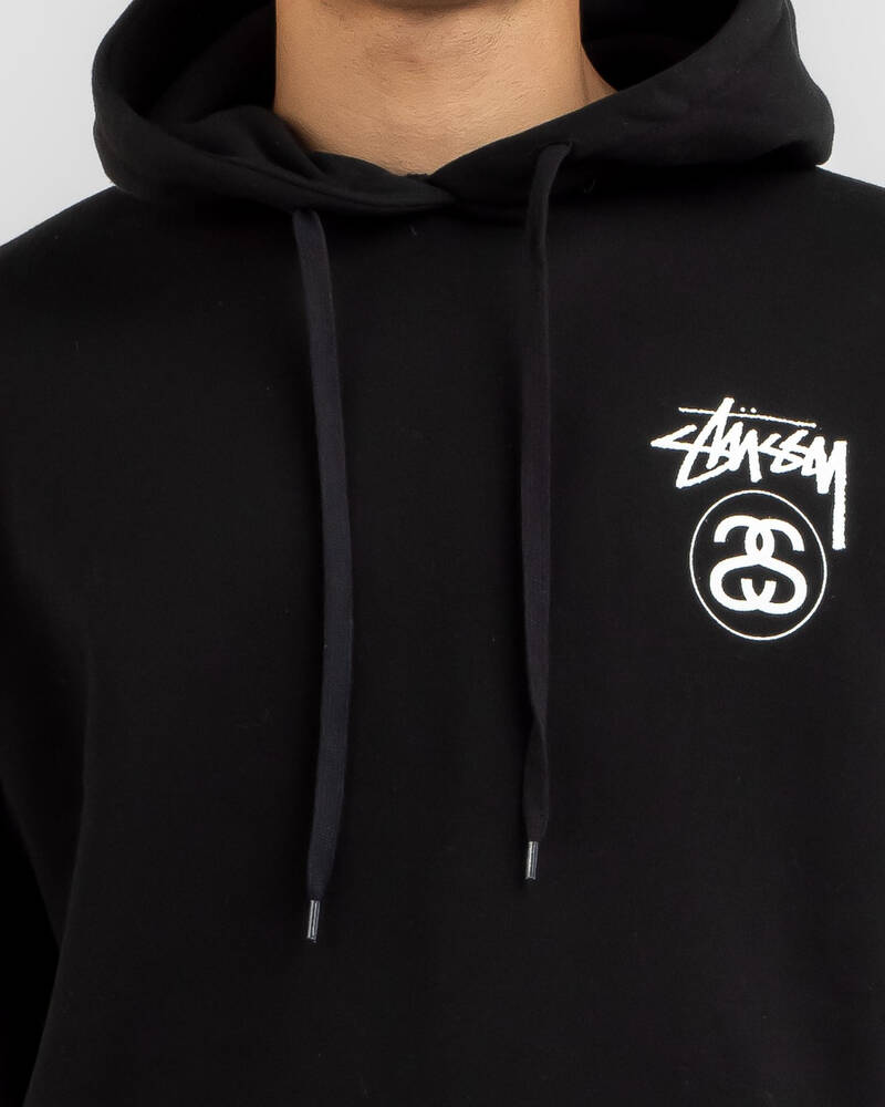 Stussy Solid Stock Link Hoodie for Mens