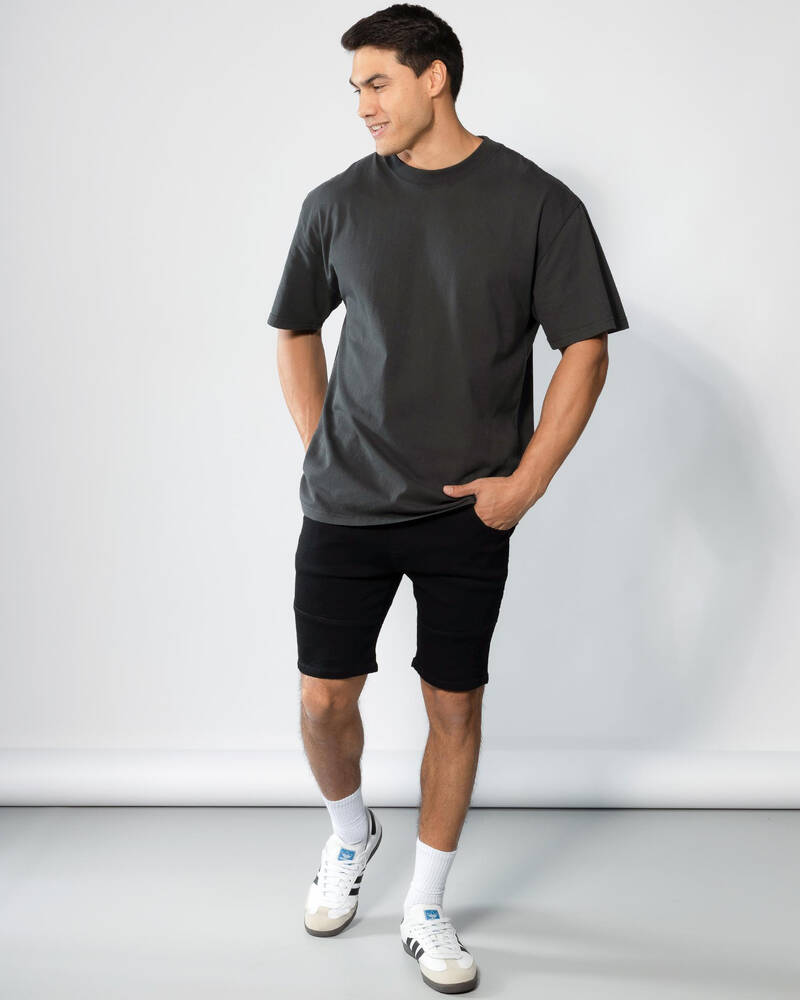 Lucid Barcelona Denim Walk Shorts for Mens