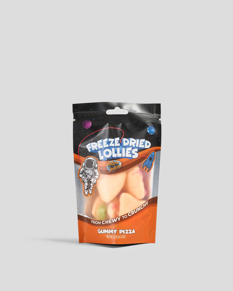 Heebie Jeebies Mini Freeze Dried Gummy Pizza Lollies for Unisex