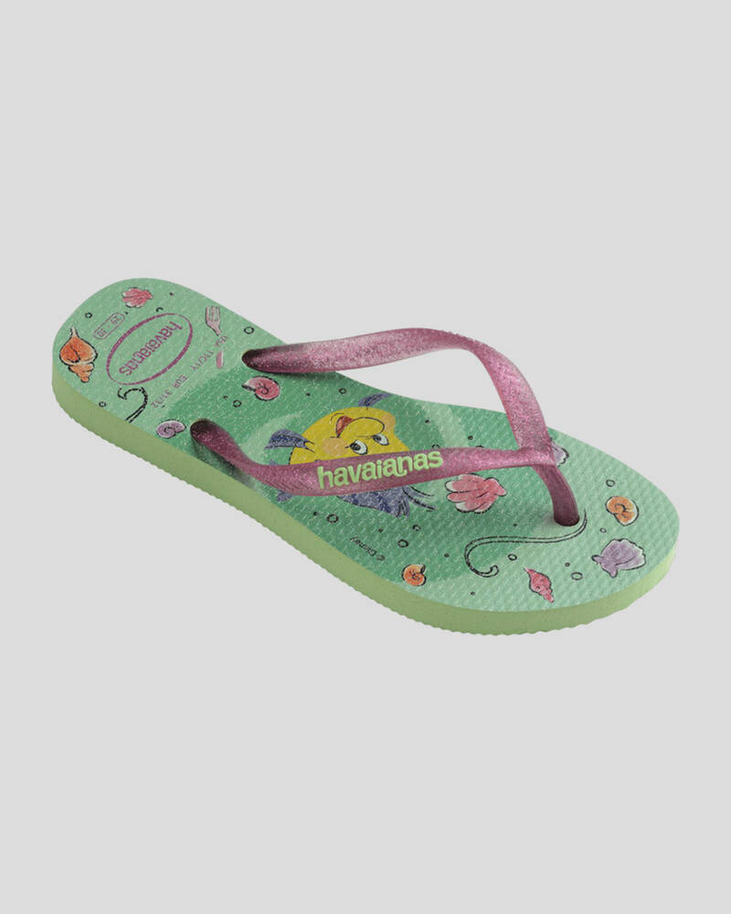 Havaianas Kids' Slim Princess Ariel Thongs for Womens