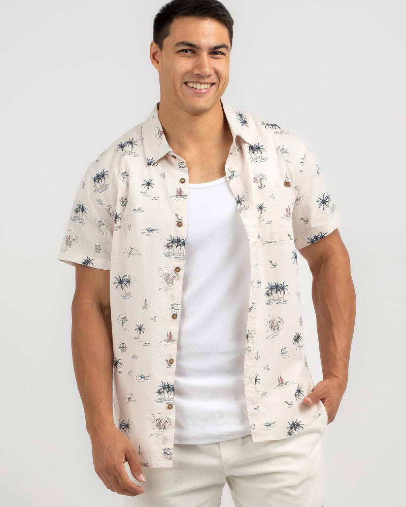 Salty Life Oceanside Short Sleeve Shirt for Mens