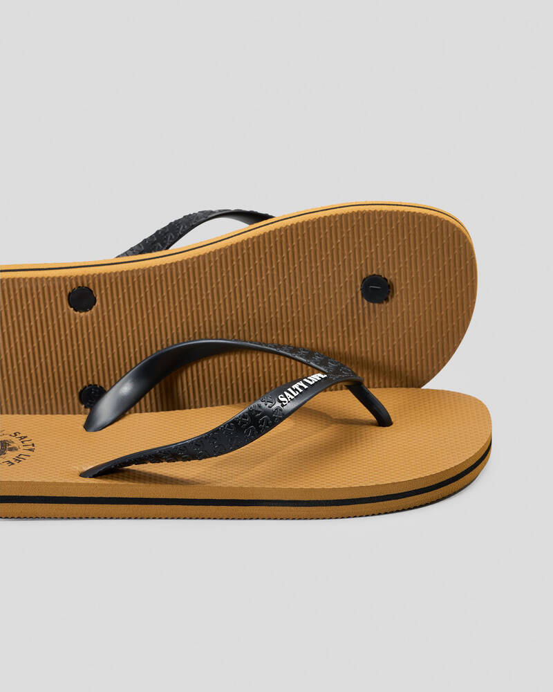 Salty Life Oceans Thongs for Mens