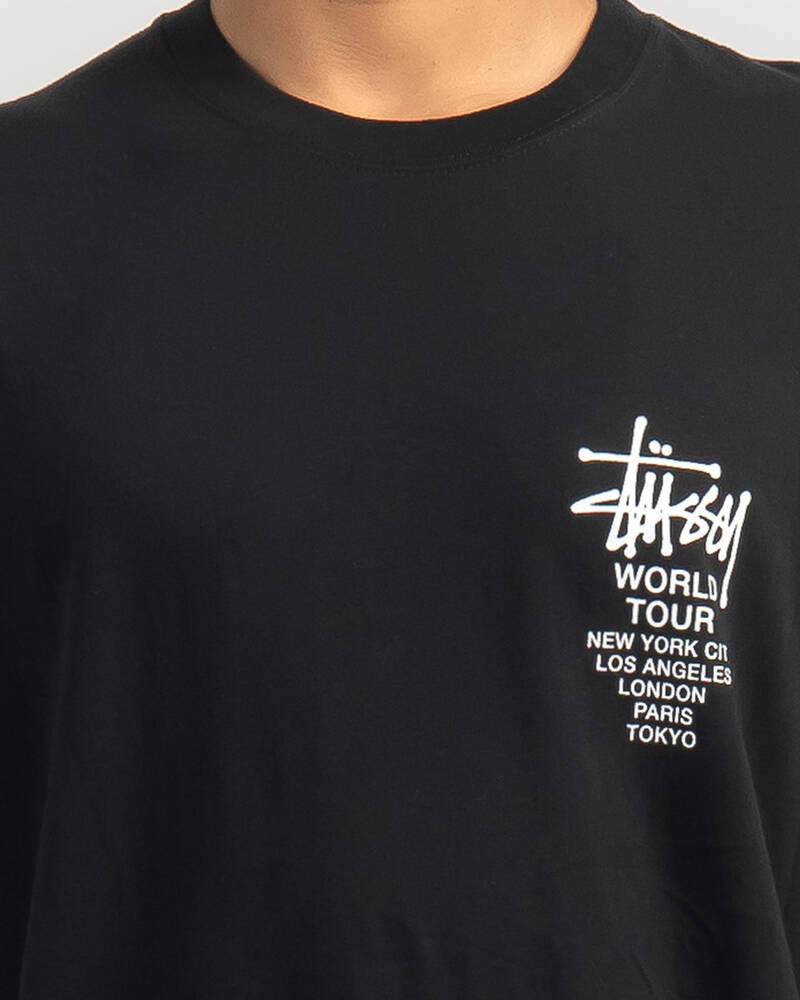 Stussy Solid World Tour T-Shirt for Mens