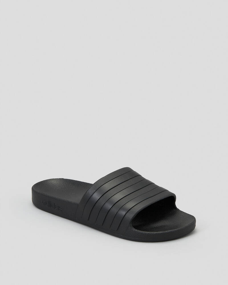 adidas Women's Adilette Aqua Slide Sandal - B