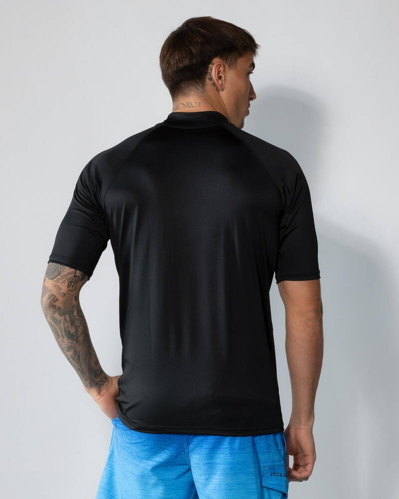 Jacks Covert Short Sleeve Rash Vest for Mens