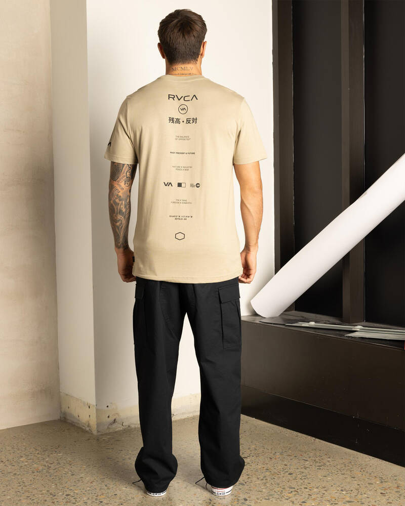 RVCA Credits T-Shirt for Mens