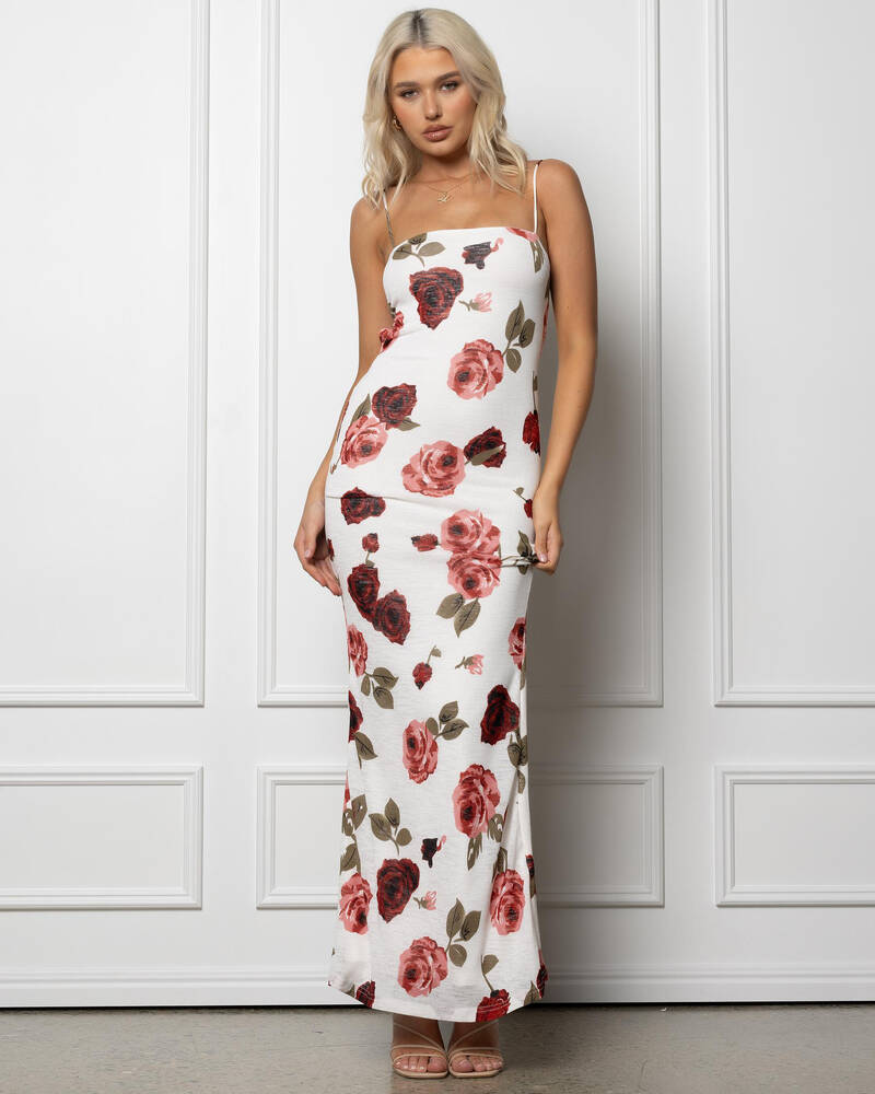 Ava And Ever Rosette Maxi Dress for Womens