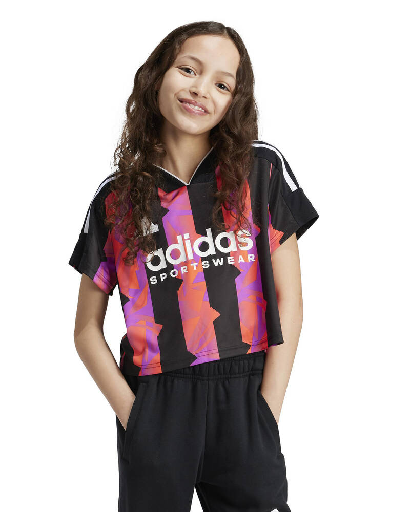 adidas Girls' Hot Crop T-Shirt for Womens