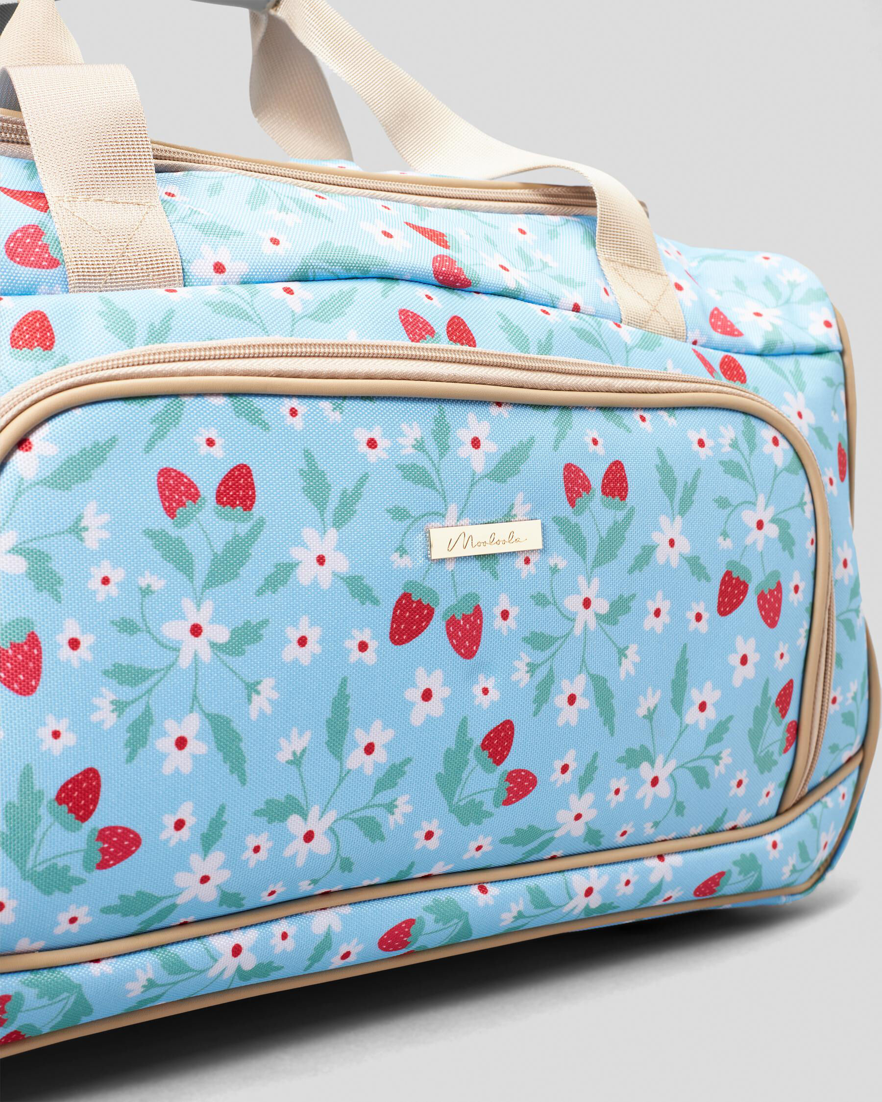 Strawberry Fields Small Wheeled Travel Bag