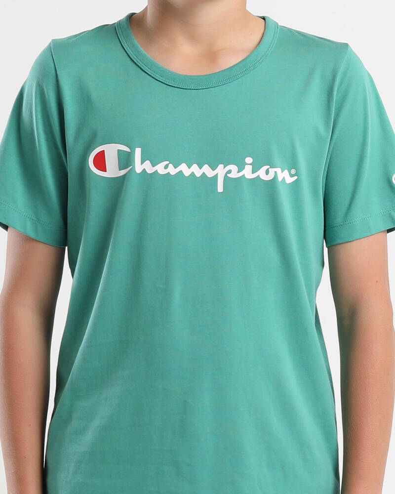 Champion Boys' Script T-Shirt for Mens