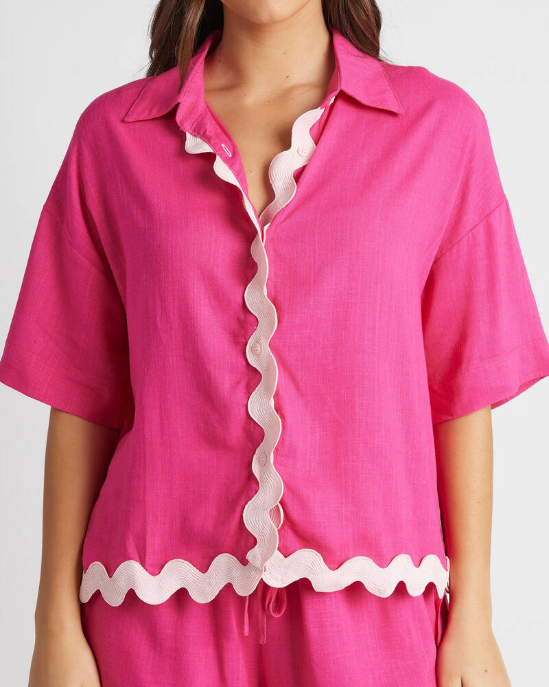 YH & Co Flamingo Top for Womens