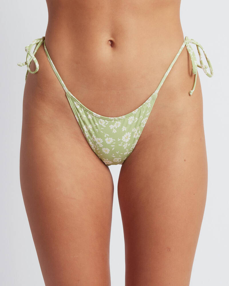 Billabong Wild West Ditsy Tie Side Hike Bikini Bottom for Womens