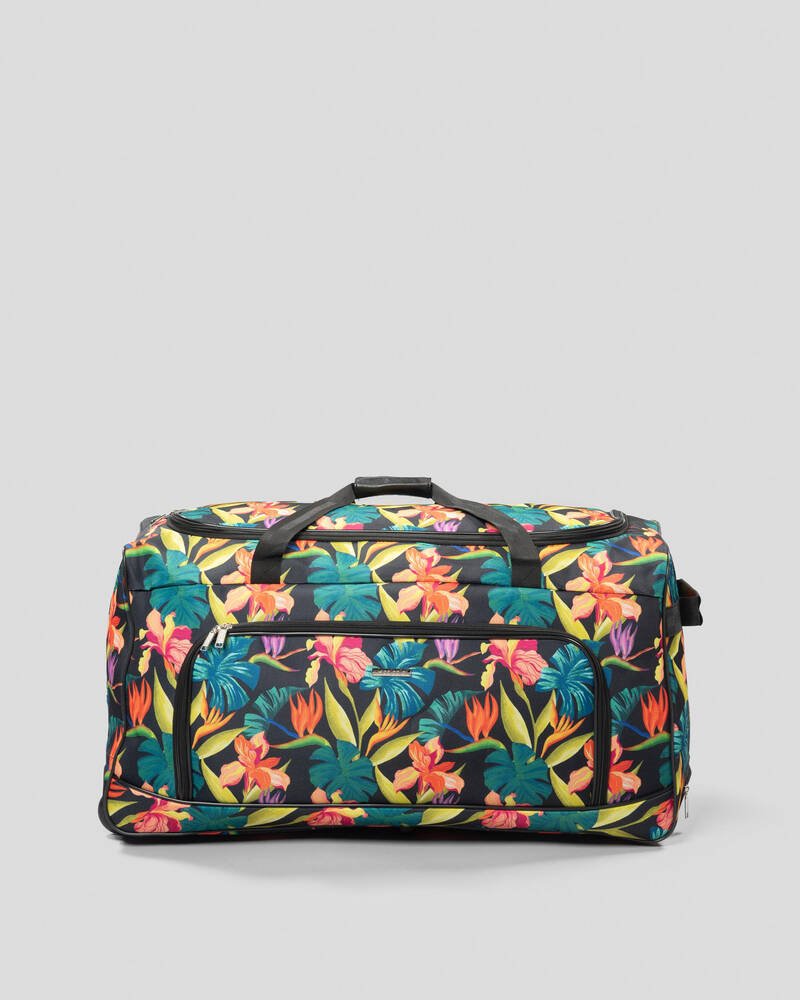 Mooloola Bloom Large Wheeled Travel Bag for Womens