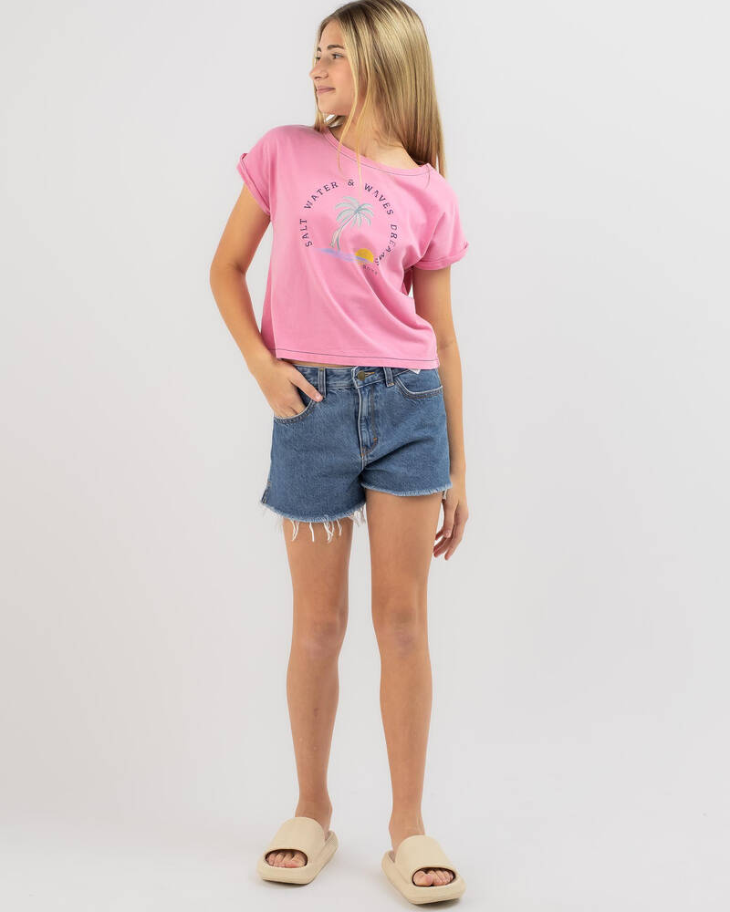Roxy Girls' BB Good Crop T-Shirt for Womens