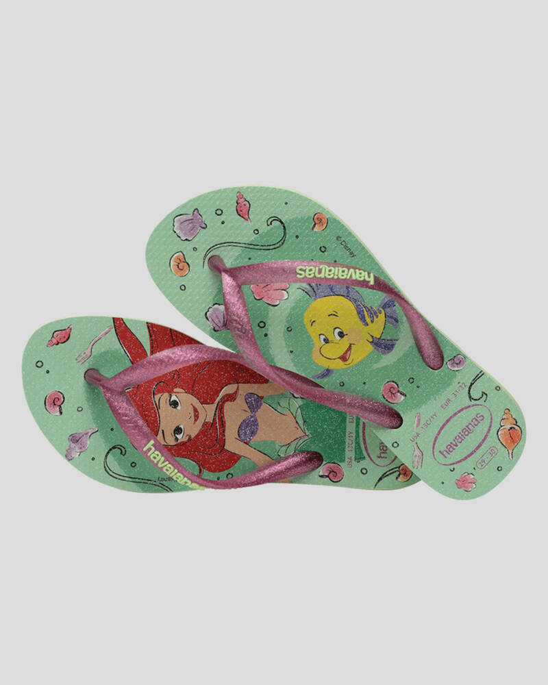 Havaianas Kids' Slim Princess Ariel Thongs for Womens