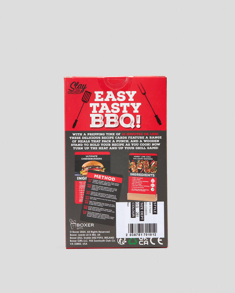 Get It Now BBQ Easy Eats Recipe Cards for Unisex