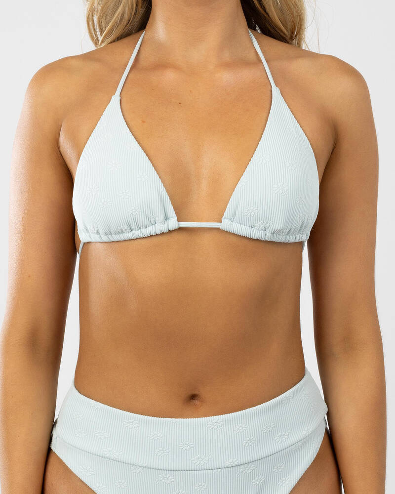 RVCA Maisey Slide Triangle Bikini Top for Womens