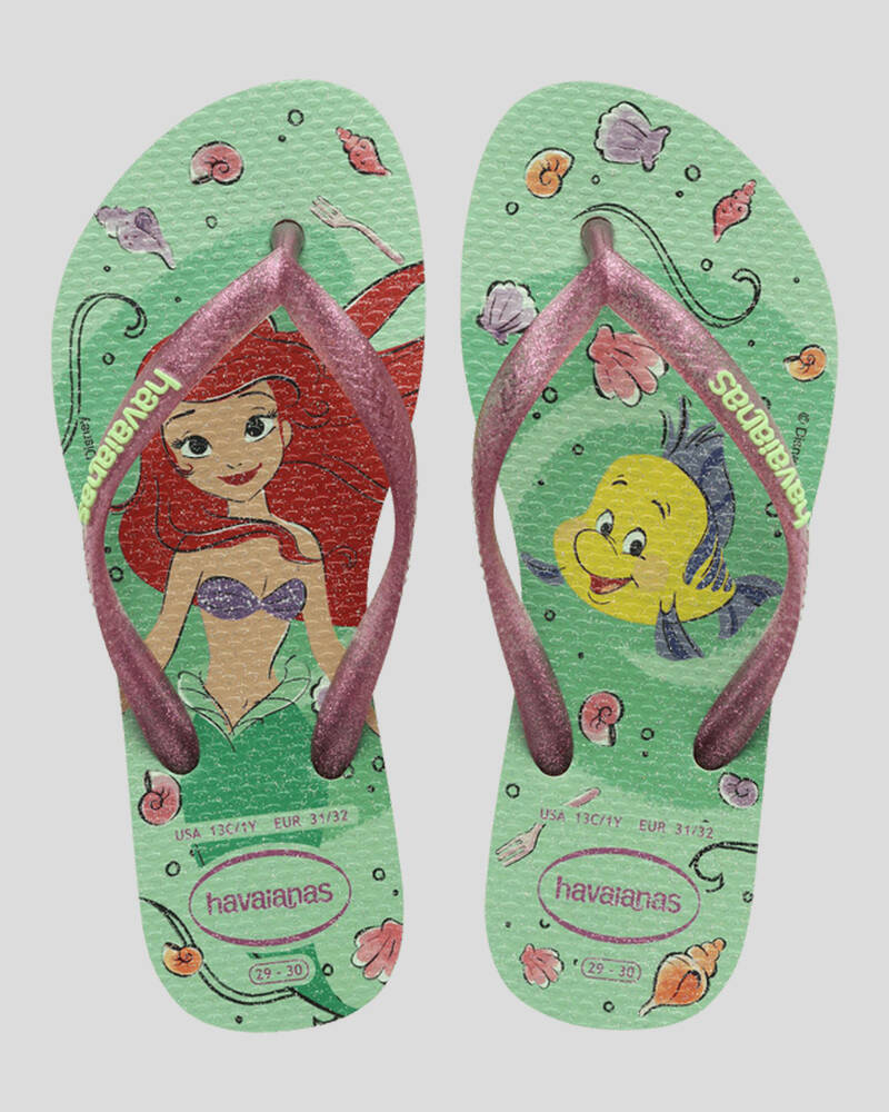 Havaianas Kids' Slim Princess Ariel Thongs for Womens