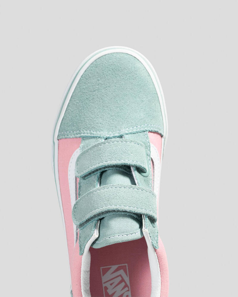 Vans Girls' Old Skool V 2-Tone for Womens