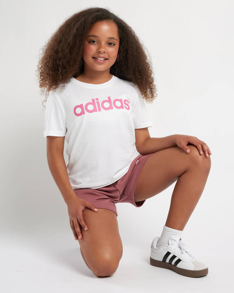 adidas Girls' Linear T-Shirt for Womens