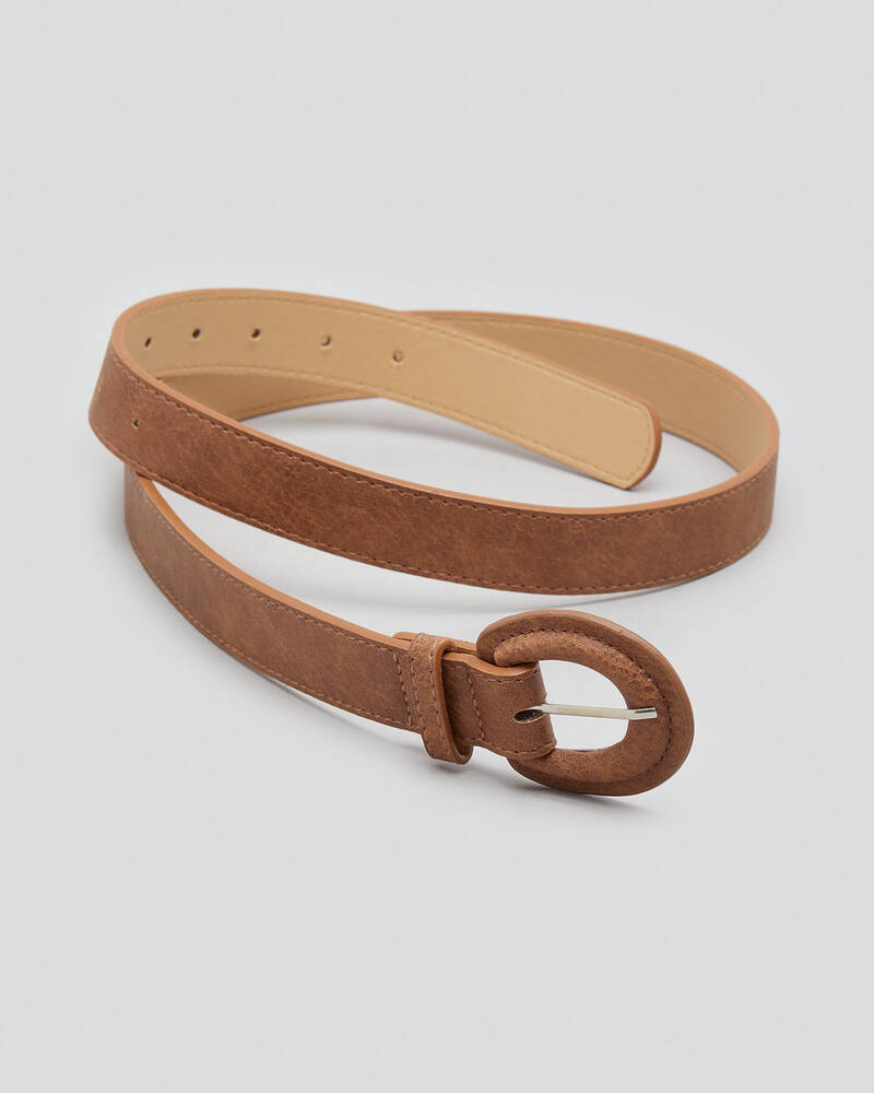 Shop Ava And Ever Olivia Belt In Tan - Fast Shipping & Easy Returns ...