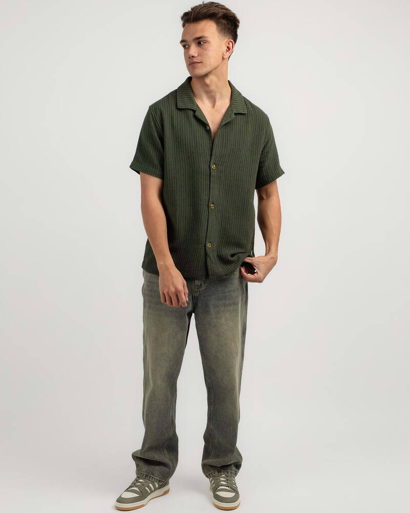 Rhythm Ensenada Short Sleeve Shirt for Mens