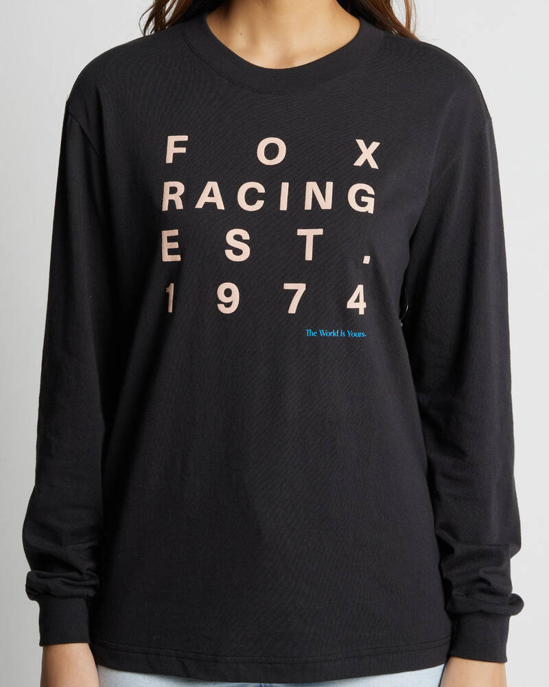 Fox EST.1974 Long Sleeve T-Shirt for Womens