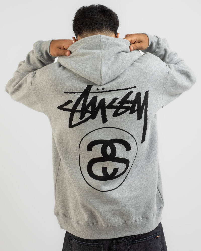 Stussy Solid Stock Link Hoodie for Mens