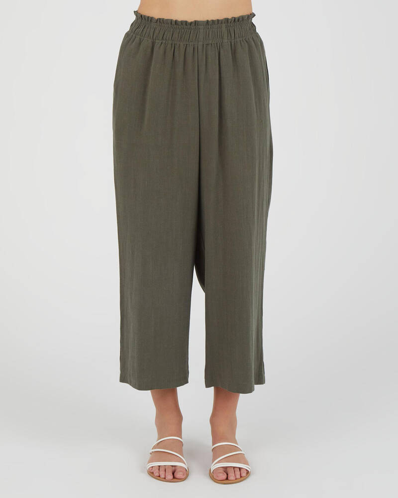 Shop Ava And Ever Girls' Mykonos Beach Pants In Khaki - Fast Shipping ...