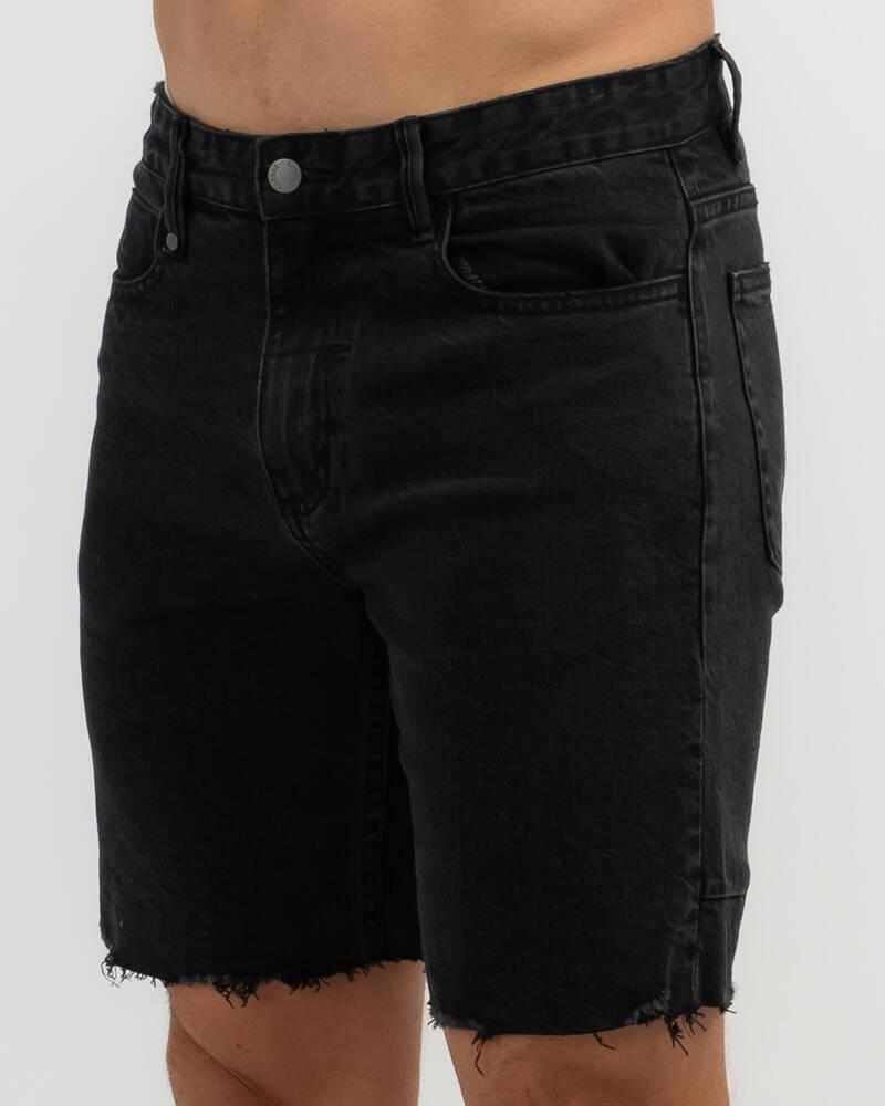 Thrills Bones Denim Shorts for Mens