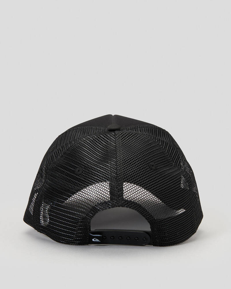 Quiksilver Omnistack Trucker FREE* In Returns & Easy - Beach States United Black - Cap Shipping City
