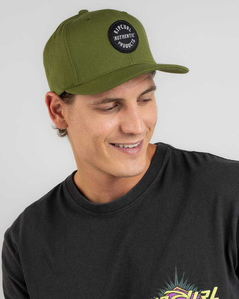 Shop Rip Curl Passage Flexfit Cap In Muted Green - Fast Shipping & Easy ...