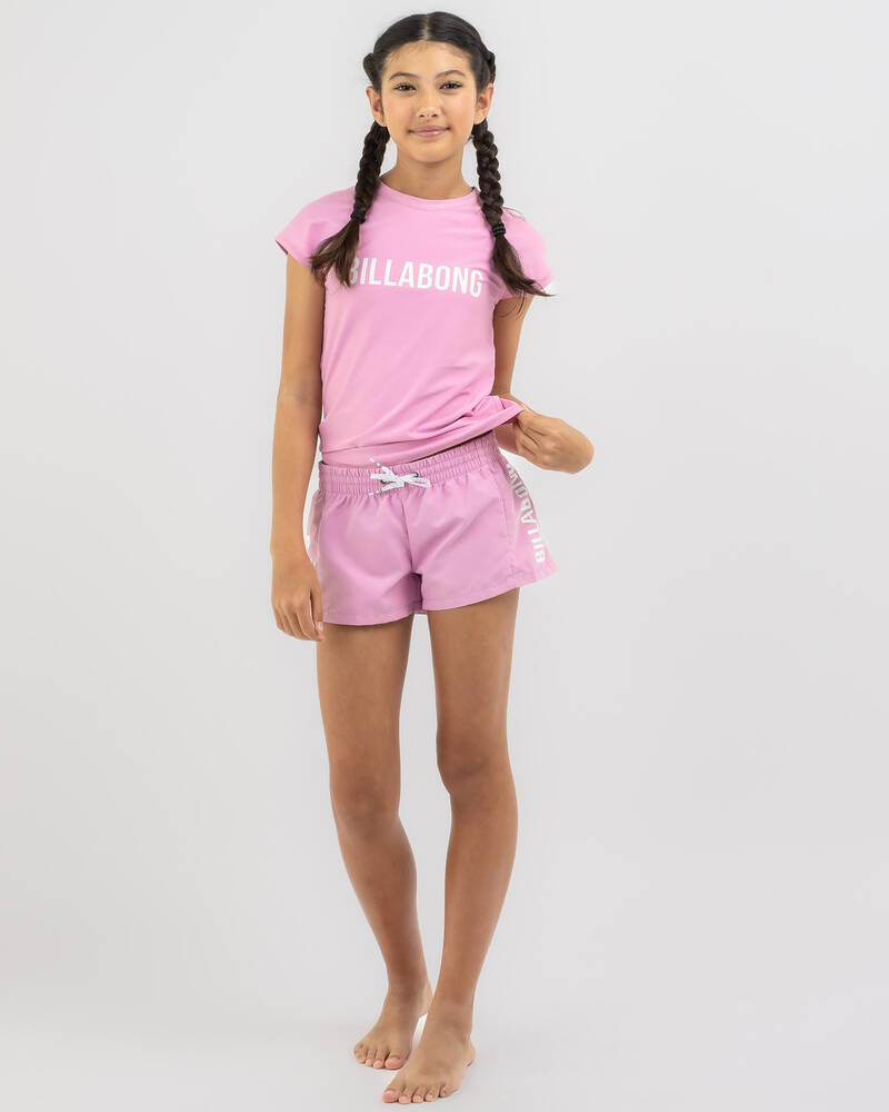 Shop Billabong Girls' Heat Wave Board Shorts In Pink Lemonade - Fast ...