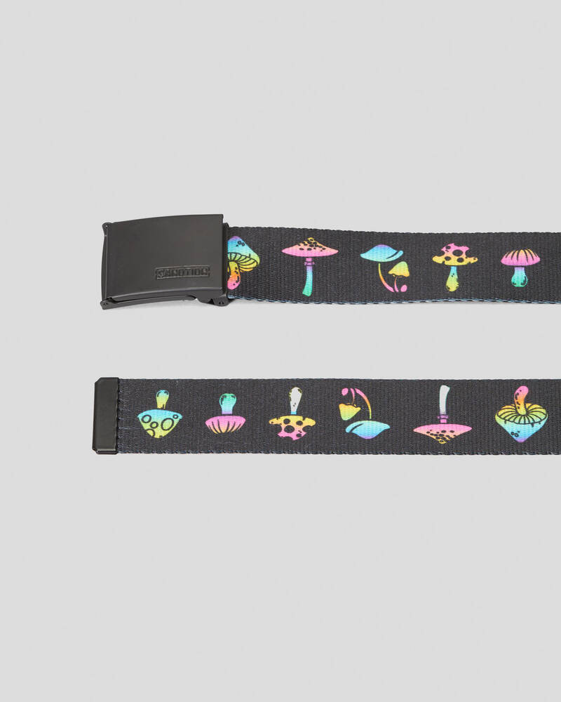 Sanction Shrooms Web Belt for Mens