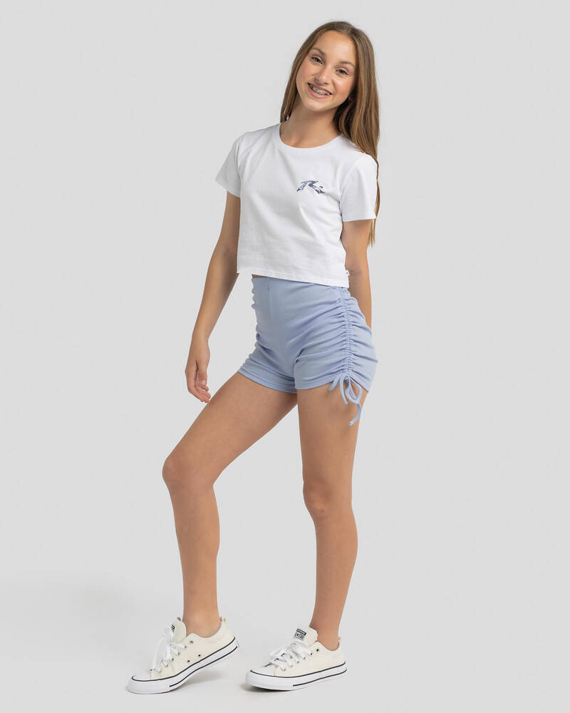 Shop Ava And Ever Girls' Kenny Bike Shorts In Light Blue - Fast ...