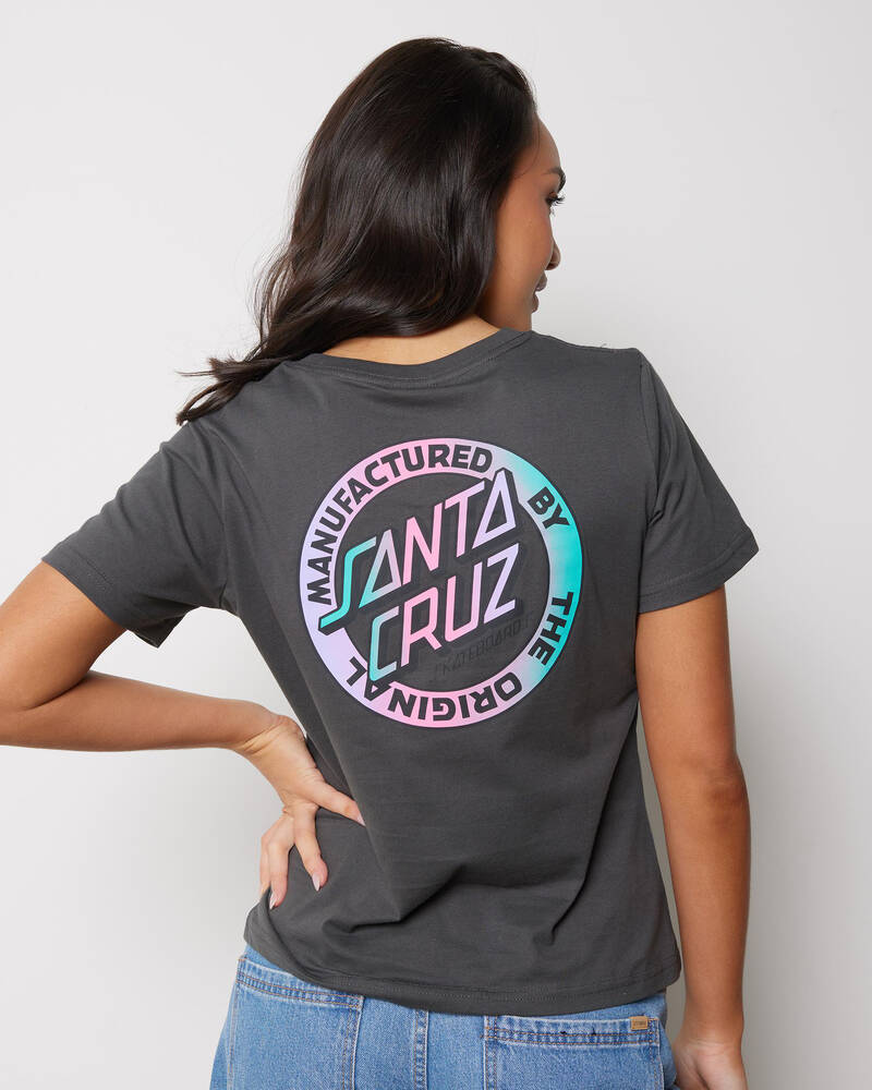 Santa Cruz MFG Dot Fade Short Sleeved T-Shirt for Womens