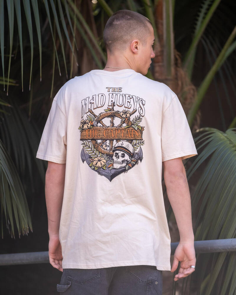 The Mad Hueys Shipwrecked Captain T-Shirt for Mens