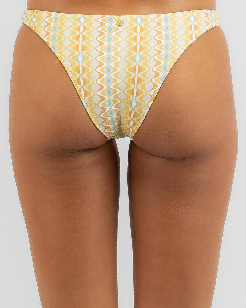 Rhythm Sunray Cheeky Bikini Bottom for Womens