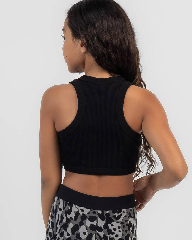 Shop Ava And Ever Girls' Kendra Ultra Crop Top In Black - Fast Shipping ...