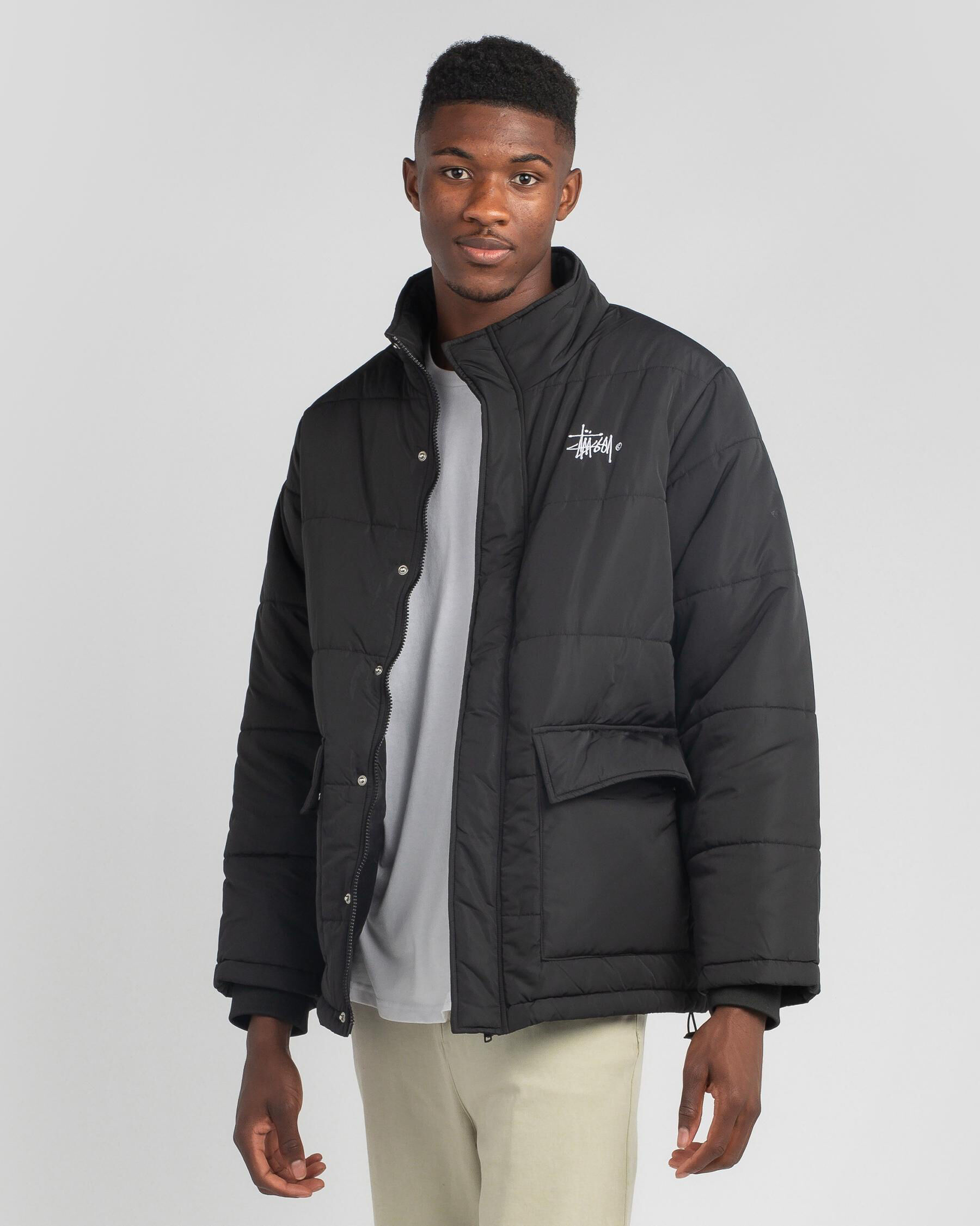 stussy falls puffer jacket