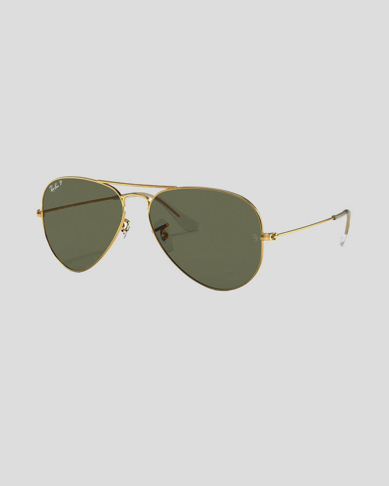 Shop Ray-Ban Aviator Classic RB3025 Sunglasses In Gold - Fast Shipping ...