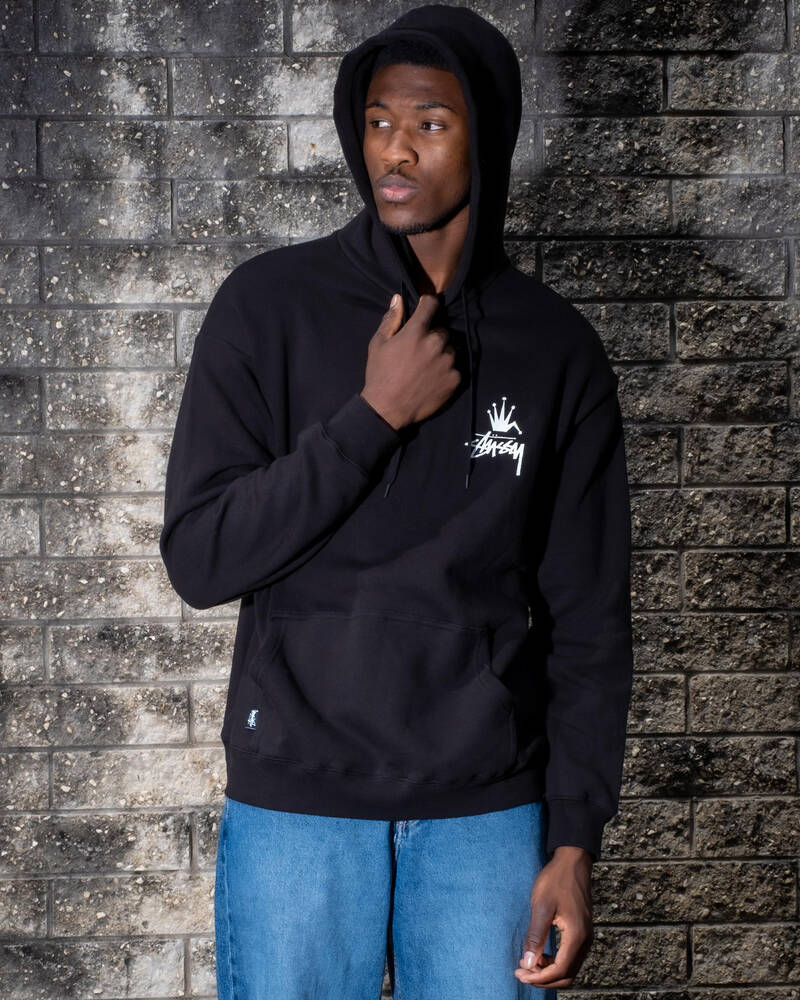 Shop Stussy Crown Hoodie In Black - Fast Shipping & Easy Returns - City ...