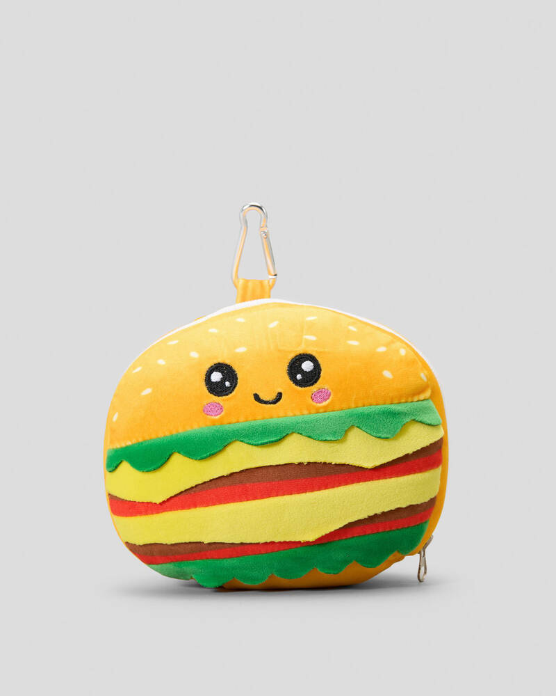 Get It Now Travel Burger Mask & Pillow for Unisex