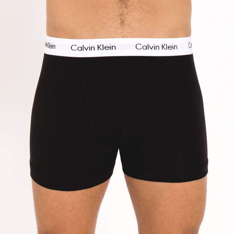 Calvin klein cotton sales stretch trunks black