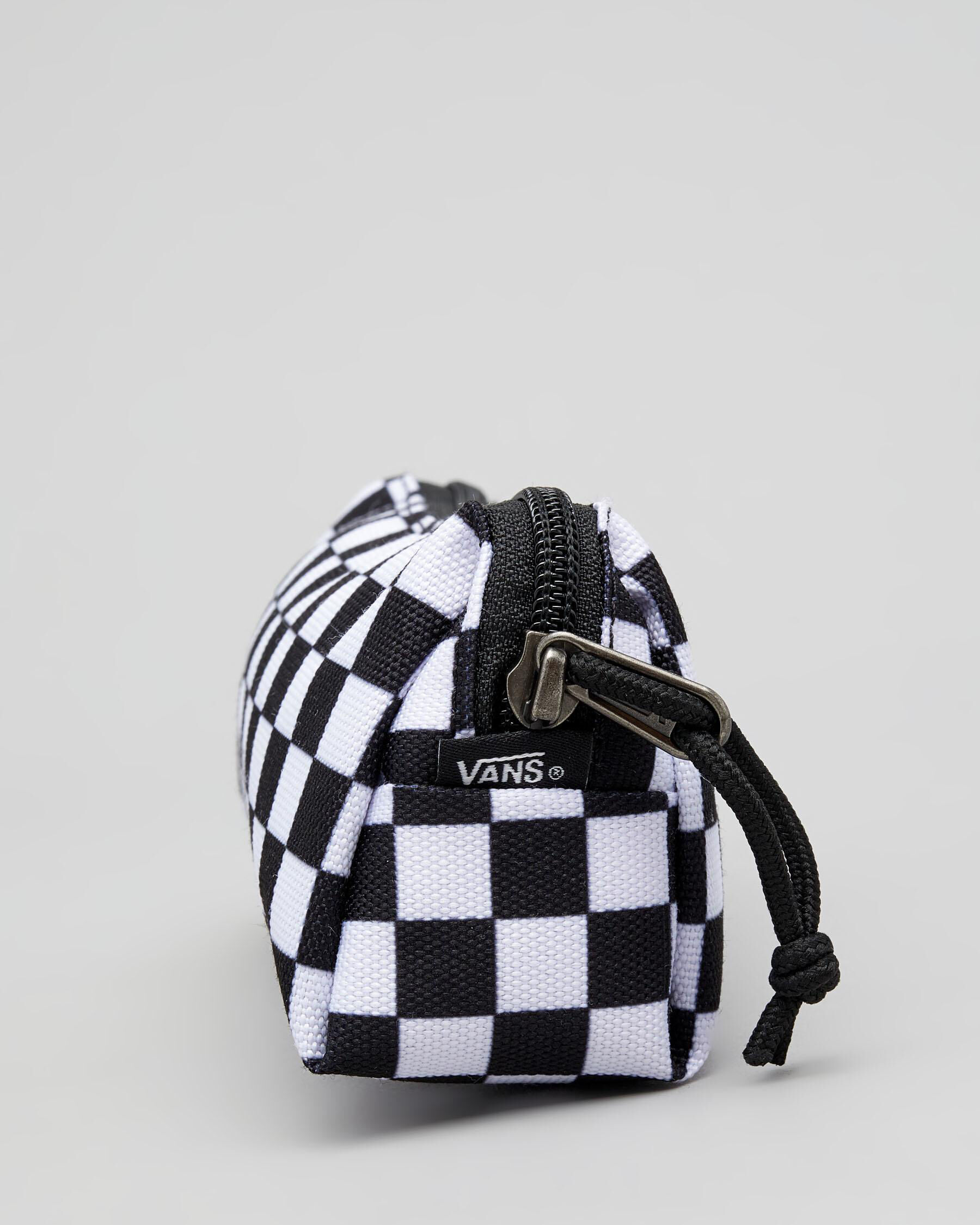 Vans checkered best sale pencil case