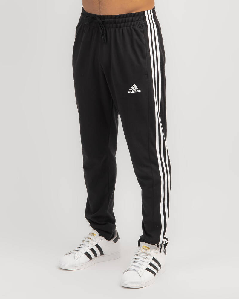 Adidas 3 Stripe Track Pants In Black/white - Fast Shipping & Easy ...