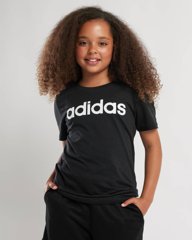 adidas Girls' Linear T-Shirt for Womens