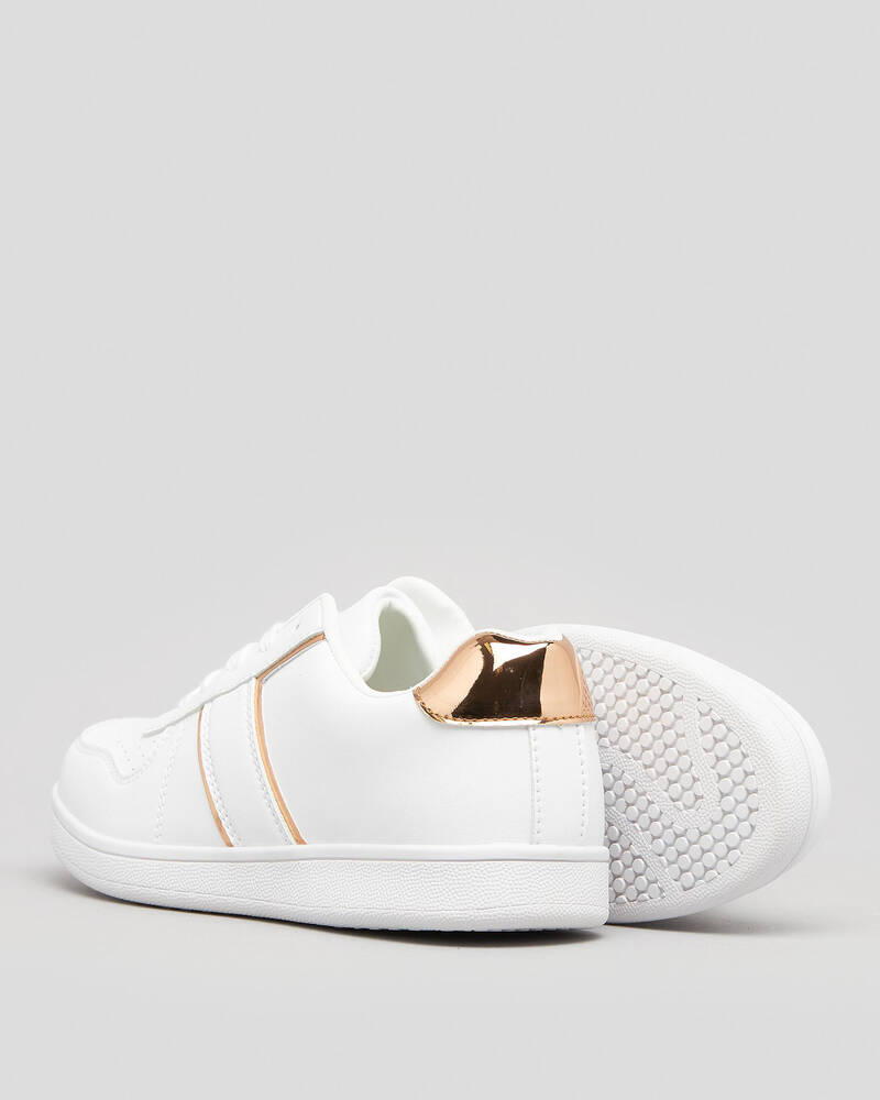 Shop Ava And Ever Ezra Shoes In White/rose Gold - Fast Shipping & Easy ...