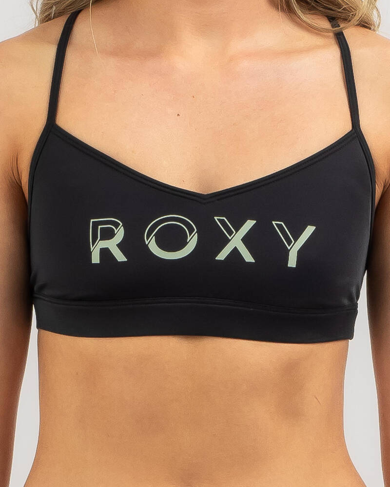 Roxy Active Bralette SD Bikini Top for Womens